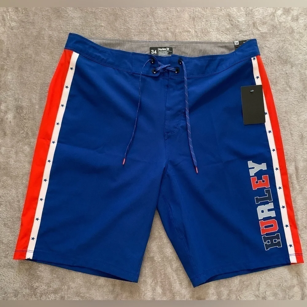 HURLEY Men's BBQ Summer School Swim Boardshort Size 34